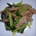 クックJOEさん's cooksnap of when they made 簡単節約☆豚こまと小松菜の生姜炒め。.