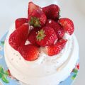 nyapple's cooksnap of when they made 簡単☆フルーチェドームケーキ.