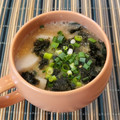 あーこ姐's cooksnap of when they made 里芋と海苔のお味噌汁☆仕上げは柚子香りで.