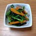 みぃくんのママ's cooksnap of when they made ピリッとわさびのほうれん草のお浸し.