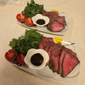 くいしんぼうさぎ♪'s cooksnap of when they made 炊飯器で簡単おいしいローストビーフ.