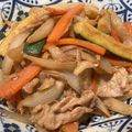 クックM6DK2O☆'s cooksnap of when they made ピリ辛が最高！ズッキーニと豚肉炒め.