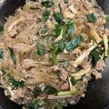 華凌mama's cooksnap of when they made ニラと春雨のチャプチェ風.