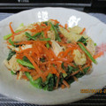 良庵★Ryoan's cooksnap of when they made ほうれん草・人参・ささみの胡麻マヨ和え.