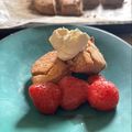yoshiまゆ's cooksnap of when they made さくほろ。米粉と酒粕のヴィーガンスコーン.