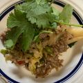 ふぁんころ's cooksnap of when they made 牛肉と 長芋と 香菜の中華炒め.