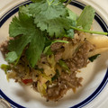 ふぁんころ's cooksnap of when they made 牛肉と 長芋と 香菜の中華炒め.