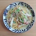 aromatico's cooksnap of when they made 白菜とベーコンのクリームパスタ.