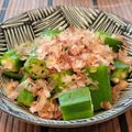 あーこ姐's cooksnap of when they made オクラにカツオ節乗っけて.