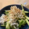ねみねみ's cooksnap of when they made きゅうりとシラスのさっぱりサラダ☆.