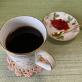ビートルズ食堂's cooksnap of when they made コーヒーとブルーベリージャムorソース♪.