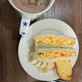 ☆あさ's cooksnap of when they made 簡単✨ぱぱっと作れる卵サンド✩.*˚.
