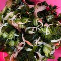 クックOBSDVC☆'s cooksnap of when they made きゅうりとワカメとカニカマの酢の物.