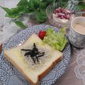 クックHG9V8Y☆'s cooksnap of when they made ちりめんじゃこ（しらす）トースト♬.