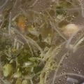 MULA's cooksnap of when they made パスタのゆで汁でエコスープ.