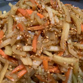 クック5NOFPV☆'s cooksnap of when they made 節約レシピ♪余った大根の皮できんぴら.