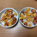 みぃくんのママ's cooksnap of when they made ウインナー丼　その2.