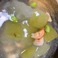 りこりゃんママ's cooksnap of when they made 翡翠色☆冬瓜の海老餡かけ.