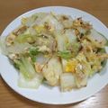 えりこ82☆'s cooksnap of when they made 簡単☆白菜とツナの玉子とじ.