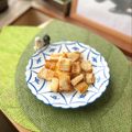 キンプリ's cooksnap of when they made サイコロ炒り食パン🍁メープルシロップ.