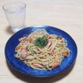 まる゜'s cooksnap of when they made 大葉とフレッシュトマトの和風パスタ.