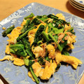 山ばあば's cooksnap of when they made 小松菜卵炒め♪簡単レシピ小海老のだし.