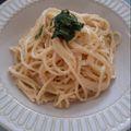 ＠ももこ's cooksnap of when they made 白だしで簡単なのに極ウマの明太子パスタ.