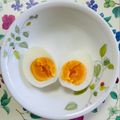 チェックのミニくま's cooksnap of when they made 簡単！完璧な半熟卵の作り方（ゆで卵）.