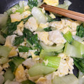 ギョウザ好き's cooksnap of when they made チンゲン菜と卵のふわとろ中華炒め✤.
