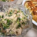 げんきまる☆'s cooksnap of when they made 蒸し鶏とかいわれのサラダ✽梅マヨわさび.