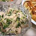 げんきまる☆'s cooksnap of when they made 蒸し鶏とかいわれのサラダ✽梅マヨわさび.