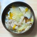 あさひ＊ごちそう研究's cooksnap of when they made 豚バラ白菜のねぎ塩レモン鍋.
