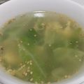 fu♪♪'s cooksnap of when they made 炒めたキャベツの♡中華スープ.