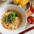 みぃぃちゃま's cooksnap of when they made 簡単＊1人ランチ＊釜玉そうめん＊アレンジ.