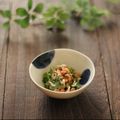 まろんかふぇ's cooksnap of when they made 三つ葉と桜えびの納豆あえ☆柚子胡椒風味♪.