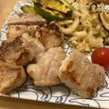 ねみねみ's cooksnap of when they made 簡単☆ひとくち豚ロース厚切りのマヨ焼き.