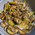 michimoe's cooksnap of when they made さつまいもと鶏むね肉の甘酢炒め.
