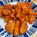 まいこんぐ＊'s cooksnap of when they made 鶏むね肉で ヤンニョムチキン.