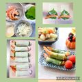 runa10's cooksnap of when they made エビとパクチーの春巻き✨.