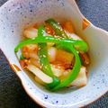 ❤️かわだん❤️'s cooksnap of when they made 簡単。もう１品！竹輪とピーマンの炒り煮♪.