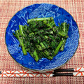 ハイハニー's cooksnap of when they made 娘に伝えたい＊簡単♪春菊のごま和え＊.