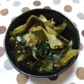 ﾁｲﾁｬﾝﾏﾏ's cooksnap of when they made ❀白菜と乾ワカメのマヨポンおかかサラダ❀.