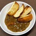 にきけん's cooksnap of when they made カレーリメイク「角切りトースト＆カレー」.