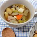 在宅勤務のおじさん's cooksnap of when they made 簡単！けんちん汁風スープ.