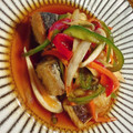 りにゃ's cooksnap of when they made さばを揚げずにさっぱり！さばの南蛮漬け.