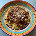 Moggieneko's cooksnap of when they made ピリ辛ミートソース.