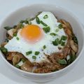 ゆ→ちむ❦180SX's cooksnap of when they made 伝説のすた丼風❓スタミナ丼.