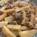 犬飼ってる's cooksnap of when they made ✿豚バラと長芋のオイスターこってり炒め✿.