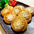 いなばっくす☆'s cooksnap of when they made はんぺんで簡単！蓮根入りさつまあげ.