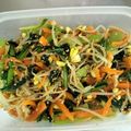 mikitan322's cooksnap of when they made ☆小松菜・人参・豆もやしの３色ナムル☆.